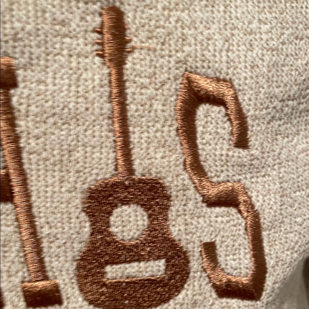 Cream Crew Neck Sweater with Collegiate Style - Picture 7 of 8